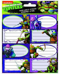 Gim Turtles Etichete Pentru Caiete 8 Bucăți
