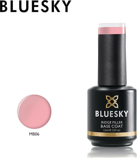 Bluesky Ridge Filler Pink Base Coat για Ημιμόνιμα Βερνίκια 15ml