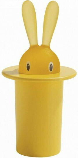 Alessi Θήκη για Οδοντογλυφίδες Magic Bunny Πλαστική 7x7x14εκ.