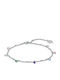 Luca Barra Stainless Steel Foot Chain 21cm