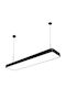Atman Paralelogram Suspendata Panou LED Putere 60W cu Alb Rece Lumini 120x30cm.