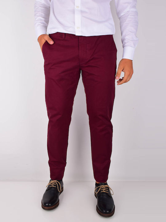 Hose Chino Burgundisch