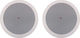 Granite TOP-TWO-65 Ηχεία Οροφής (Ζεύγος) Λευκά