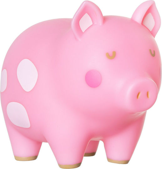 Sass & Belle Led Kids Decorative Lamp Piglet Pink