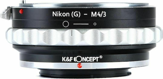 K&F Concept M18121 Nikon G/F/AI/AIS/D Lenses to M43 MFT Lens Mount Lens Adapter