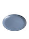 Cyclops Πιάτο Ρηχό Πλαστικό Μπλε με Διάμετρο 23cm