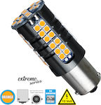 GloboStar Lampen Auto 3rd Generation PY21W-BAU15s Canbus LED Orange 12V 15W 1Stück