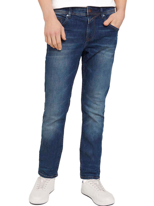 Tom Tailor Pantaloni de Bărbați din Jean în Croială Slim Albastru