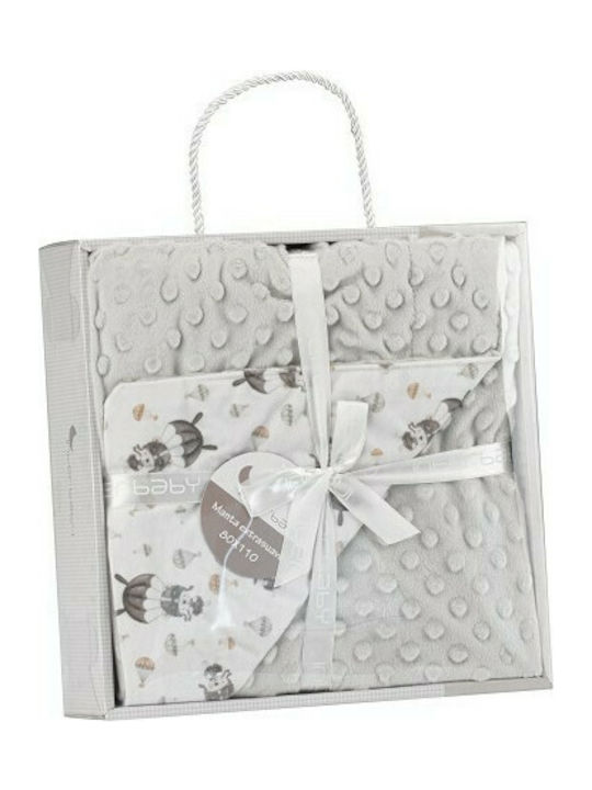 Interbaby Blanket Nursery Swaddling Blankets Paracaidista Gray 80x110cm