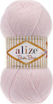 Alize Fir de tricotat Sintetic Baby Best 184 Powder Pink 240m 100gr Best-184