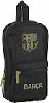 F.C. Barcelona Fabric Pencil Case F.C. Barcelona with 2 Compartments Black