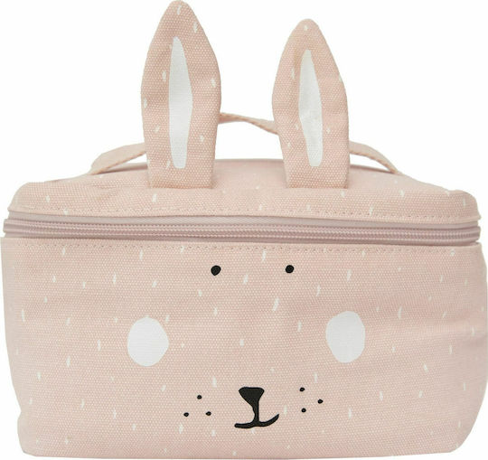 Trixie Mrs. Rabbit Σχολικό Τσαντάκι Φαγητού Χειρός 3lt Ροζ 21x15x17εκ.