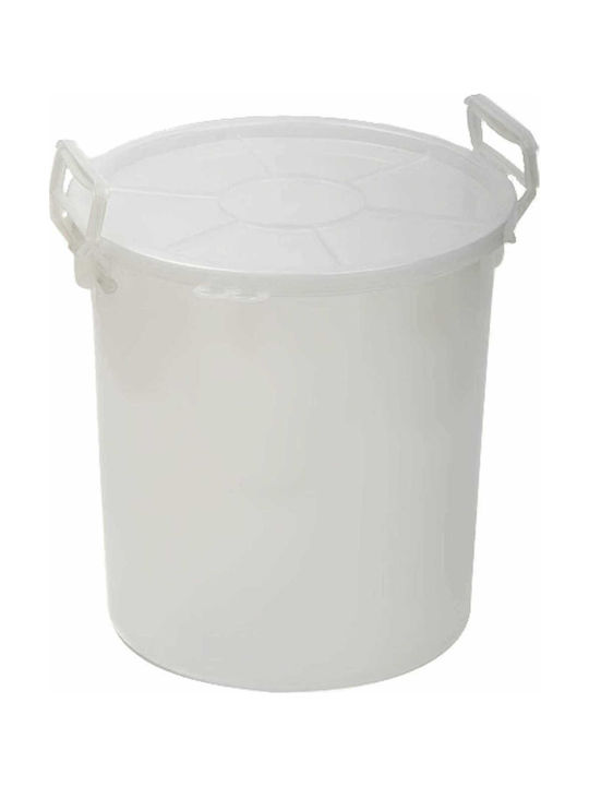 Viosarp Plastic Waste Bin 43lt White