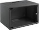Mirsan Επιτοίχια Καμπίνα Rack 9U 56x60x44.5cm Μαύρο WTC09U60MN.01