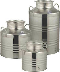 Quattro Effe Stainless Steel Container 100024 with Screw Lid 15lt