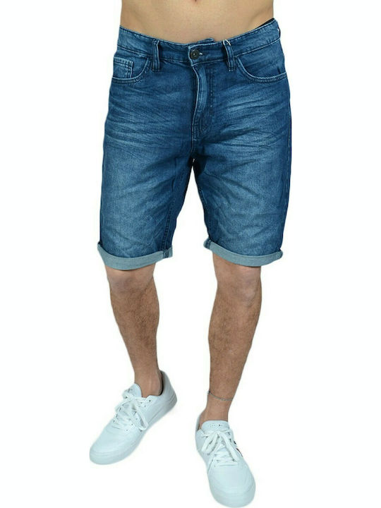 Tom Tailor Men's Denim Monochrome Shorts Blue