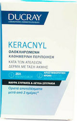 Ducray Facial Cleaning & against Acne Cosmetic Set Keracnyl Gel Suitable for Oily Skin with Face Cleanser / Face Cream 80ml