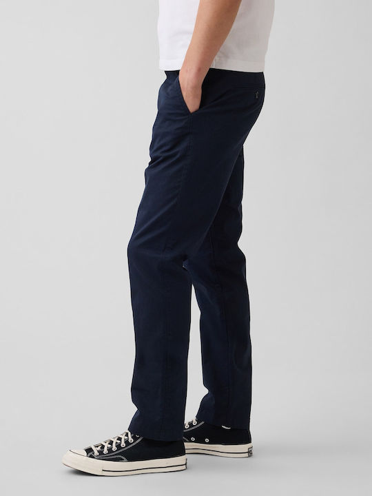 GAP Trousers Chino Elastic in Slim Fit Blue