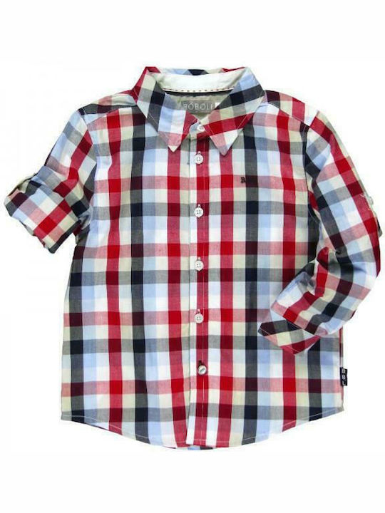 Boboli Kids Checked Shirt Multicolour