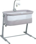 FreeOn Λίκνο Dream με Πλαϊνό Άνοιγμα και Ρόδες Grey 33065