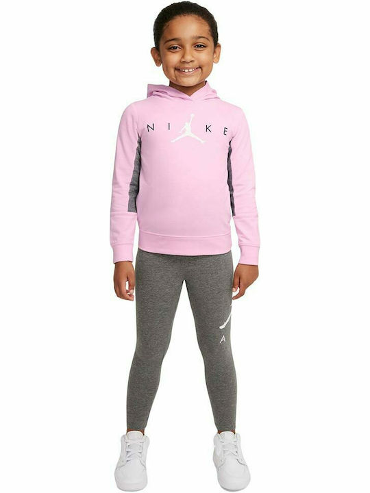 Παιδικό Σετ με Κολάν Χειμερινό 2τμχ Ροζ Jumpman