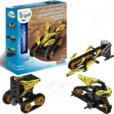 Gigo Joc de construcție din plastic Engineering Makerspace Off-Road Rovers pentru copii de 6++ ani