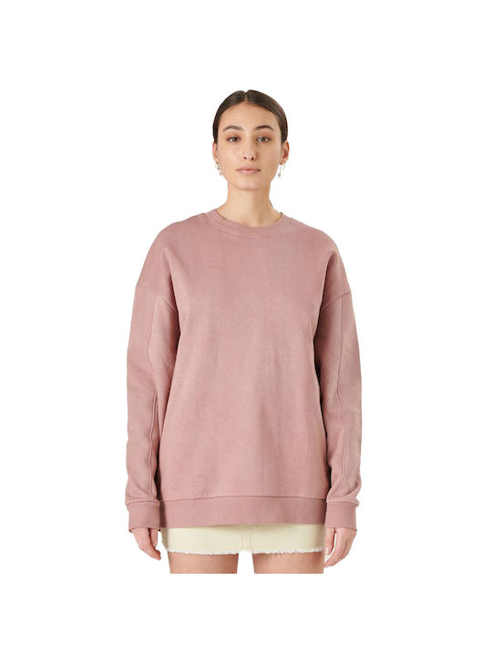 24 Colours Women's Long Sweatshirt Pink