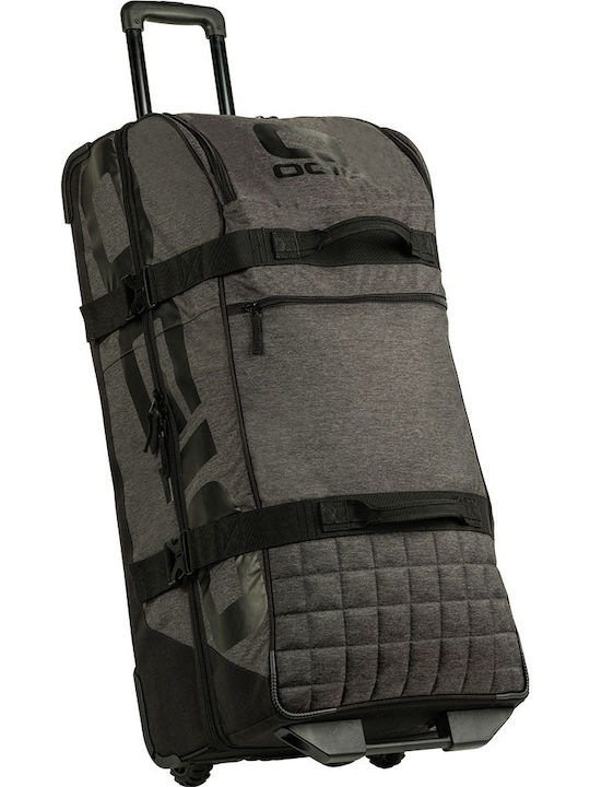 Ogio Trucker Dark Static Μεγάλη Βαλίτσα Ταξιδίου Σκληρή Καφέ με 2 Ρόδες Ύψους 85εκ.