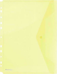 Donau Folder Transparent with Button for Paper ...