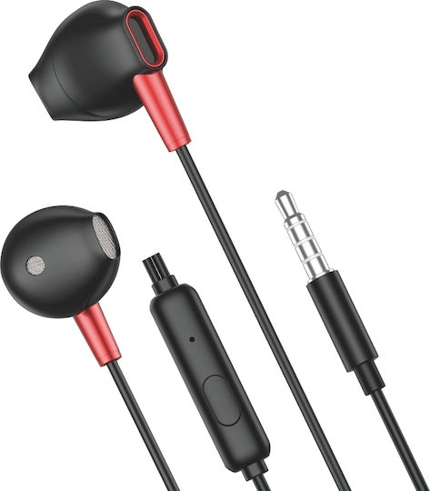 Leewello EJ-050 In-ear Handsfree με Βύσμα 3.5mm Μαύρο
