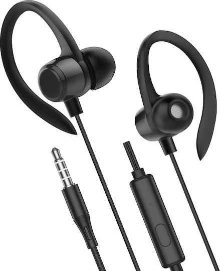 Leewello EJ-052 In-ear Handsfree με Βύσμα 3.5mm Μαύρο