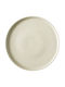 GTSA Plate Desert Porcelain Beige with Diameter 21cm 1pcs