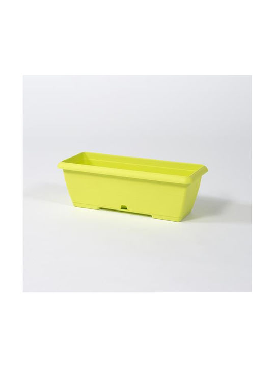 Plastecnic Terrae Planter Box Plastic Green 40x...