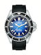 Edox Skydiver Neptunian Men's Watch 44mm Automatic with Black Rubber Strap