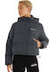 Monolis Women's Short Puffer Jacket for Winter Black