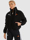 Mollis Women's Short Lifestyle Jacket for Winter Black