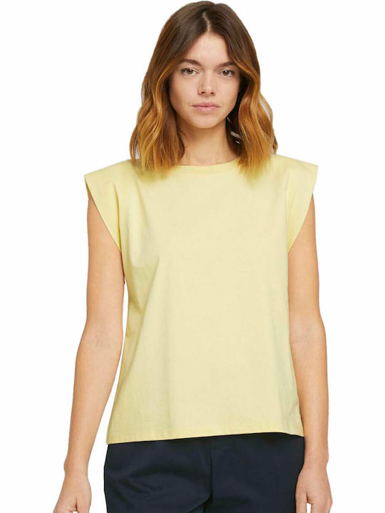 Tom Tailor Women's T-shirt Yellow