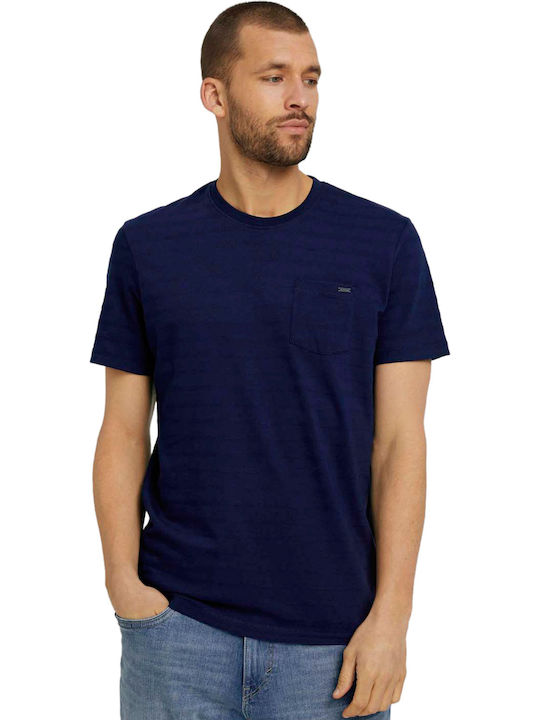 Tom Tailor Herren T-Shirt Kurzarm Sailor Blue