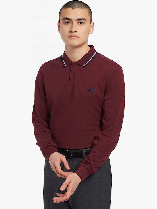 Fred Perry Tricou Polo Burgundy