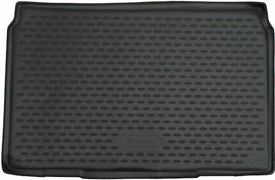 Novline Trunk Mat Tray Type for Peugeot 208 2019+ Black