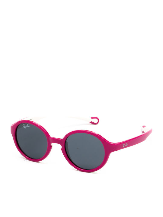 Ray Ban Στρογγυλά Βρεφικά Γυαλιά Ηλίου Ροζ για ...