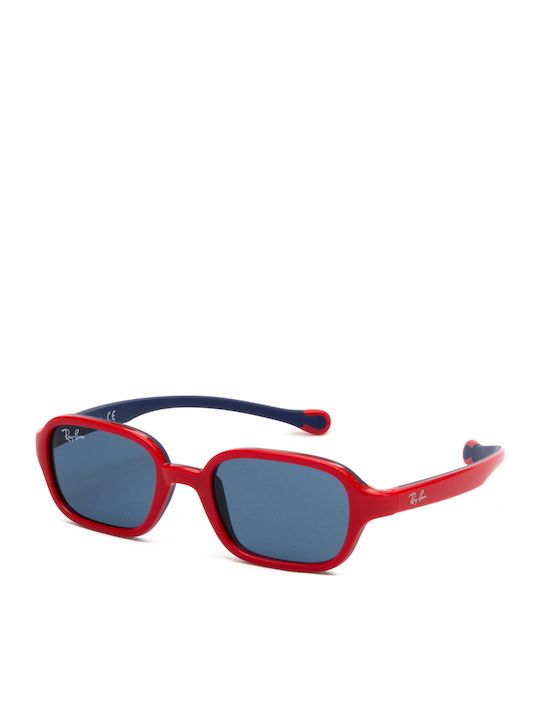 Ray Ban Квадратни Детски Слънчеви Очила Червени
