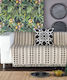Kentia Ριχτάρι Τριθέσιου Καναπέ Edgar 180x300εκ. 24 Μπεζ / Μαύρο