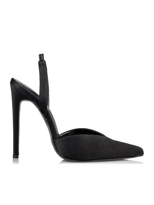 Envie Shoes Pointed Toe Heel with Stiletto Heel Black