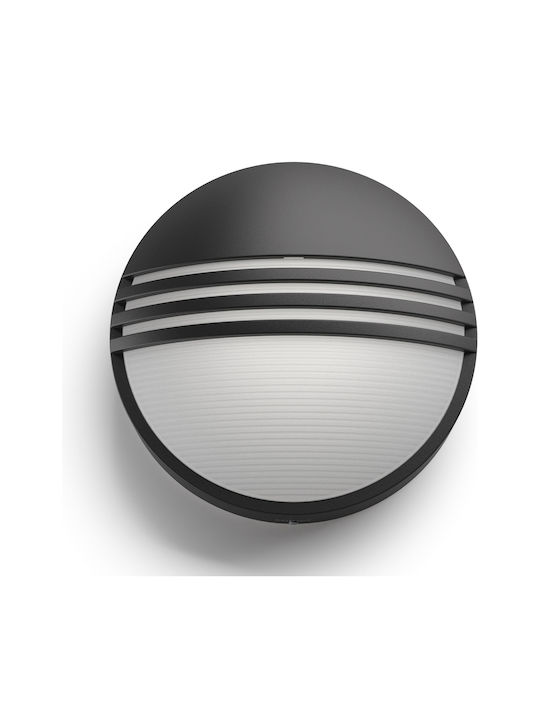 Philips Wall-Mounted Bulkhead Outdoor LED IP44 6W with Warm White Light