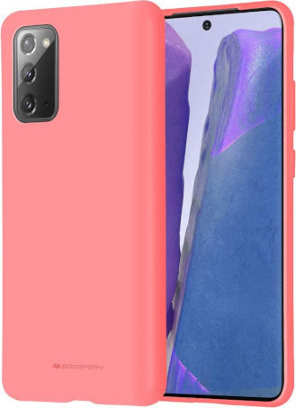 Mercury Soft Feeling Back Cover Silicone Pink Sand (Galaxy Note 20)