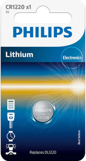 Philips Batterie Lithium für Uhren CR1220 3V 1Stück