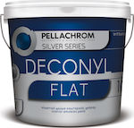 Pellachrom Deconyl Flat Пластмасов Боя за Вътрешен Употреба Λευκό 10лт