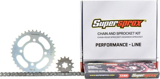 Chain & Sprocket Kit (14-36-428) for Yamaha Crypton 110