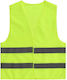 Men's Work Vest with Reflective Tapes Yellow